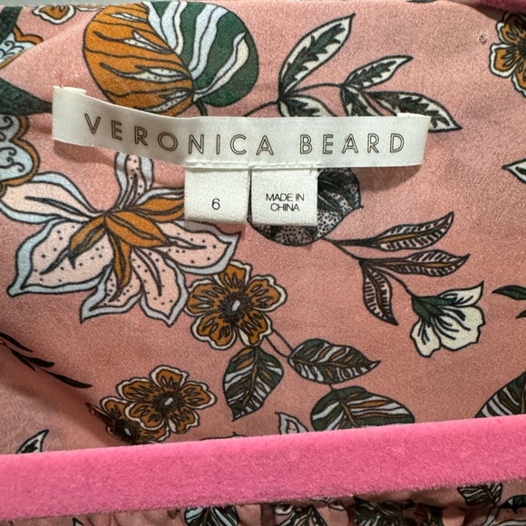 Veronica Beard Dakota Floral Dress, Mauve - Picture 5 of 5